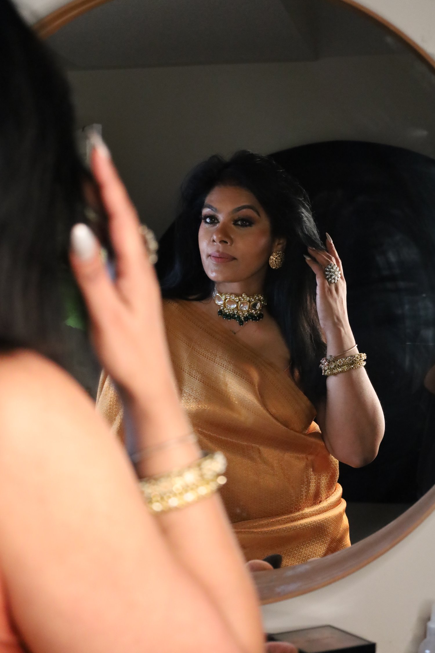 Image of MUSTARD SOFT SILK SAREE