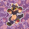 plush werewolf sticker