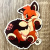 Plush Fox Sticker