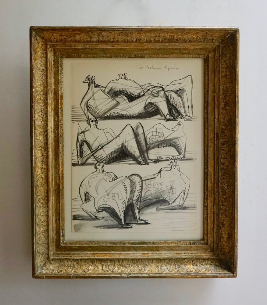 Image of henry moore / three pairs of recling figures / 30/126