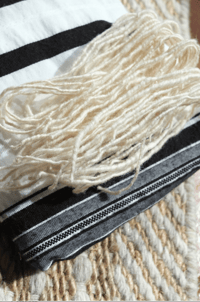 Handspun tzitzit strings