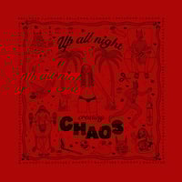 Creating Chaos, Illustrated Bandana by Polly Nor 