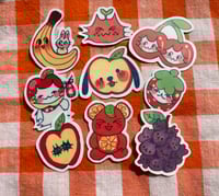 Image 1 of Fruit Friends sticker set