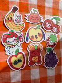 Image 2 of Fruit Friends sticker set
