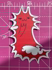 Image 2 of spiky cats sticker set
