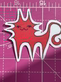 Image 3 of spiky cats sticker set