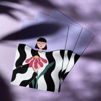 Image 2 of Illustration limitée A4 et A6 - Pâquerette