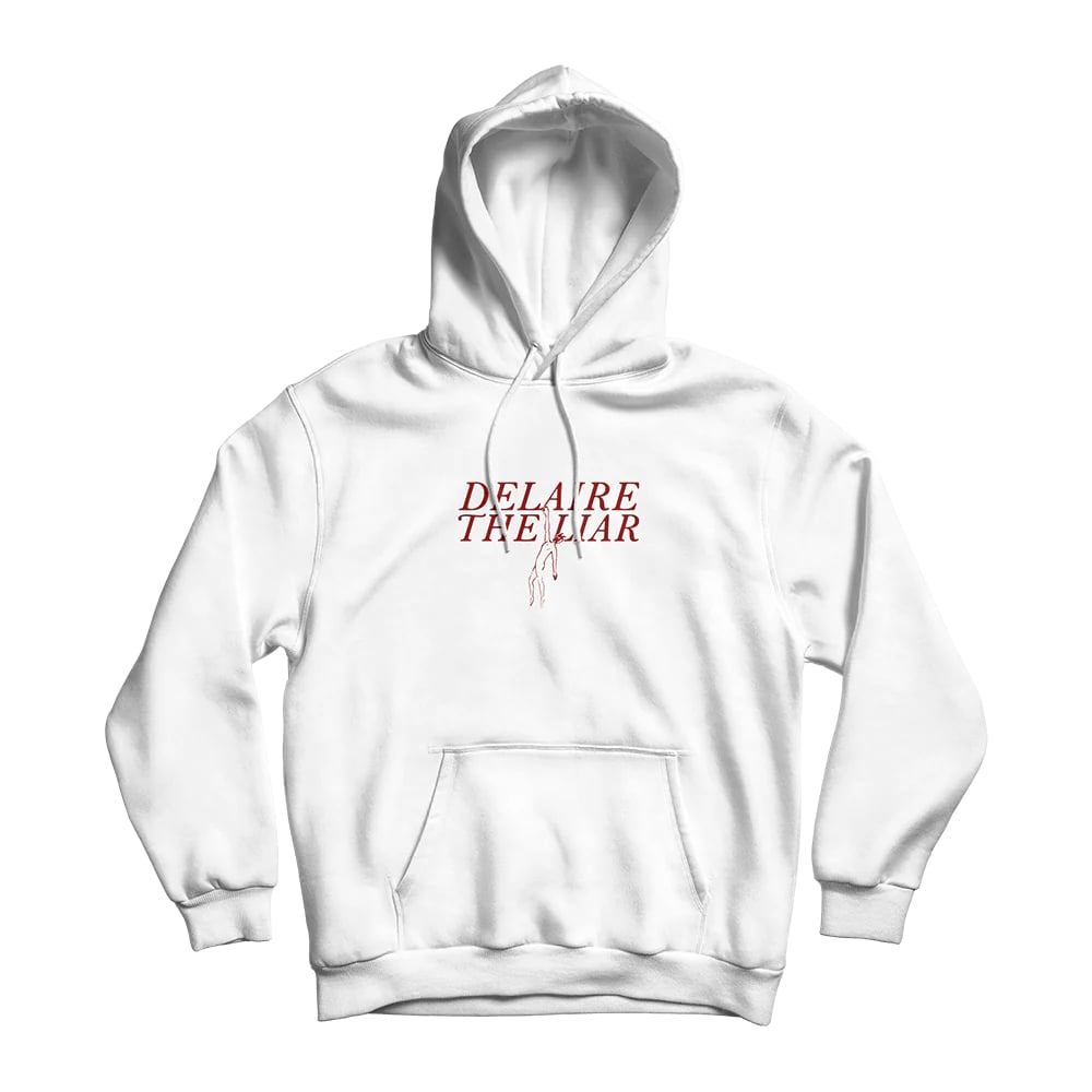 White Logo Hoodie