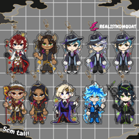 Image 2 of Twisted Wonderland Dorm Keychains