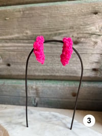 Image 4 of Sugar Magenta Earrings