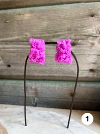 Image 3 of Sugar Neon Purple Earrings