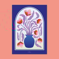 Image 1 of Arche Bleu Vase Bleu