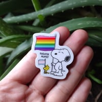 Image 2 of snoopy & woodstock pride 