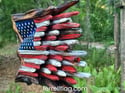 # 641 SMALL BATTLE FLAG WITH CEDAR TRIM