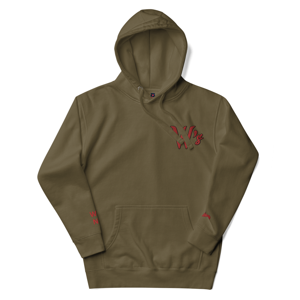 Image of Military x Cherry “W’s” Premium Hoodie