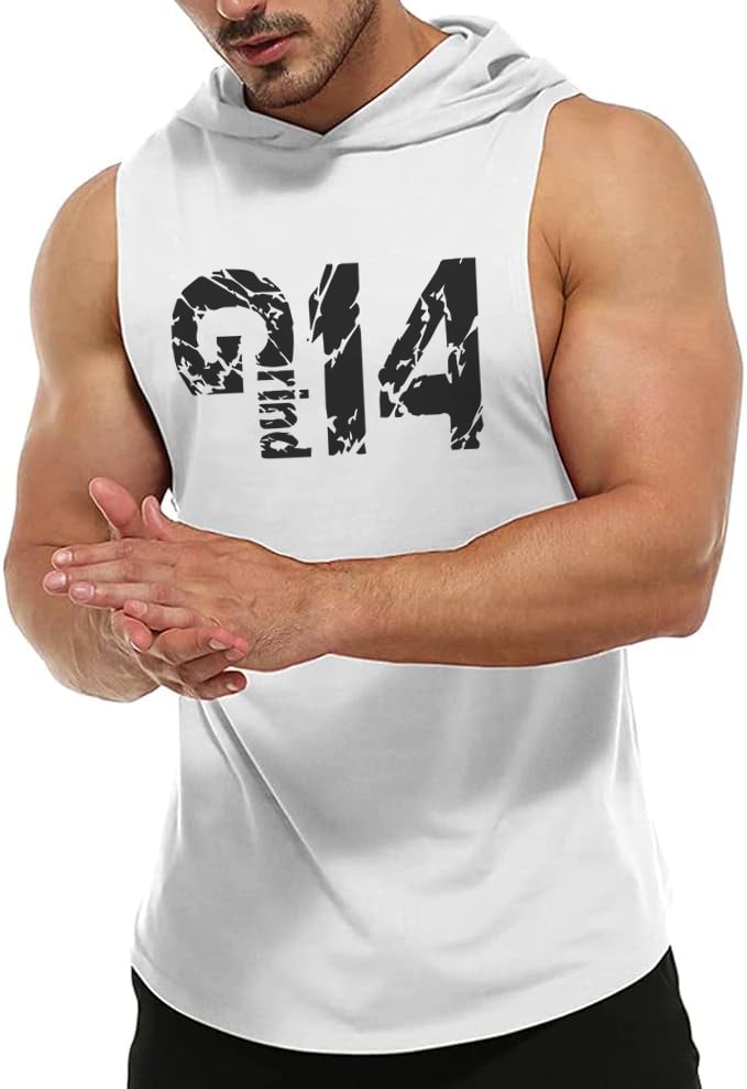 Image of LIGHTWEIGHT SLEEVELESS GRIND ONE FOUR HOODIE
