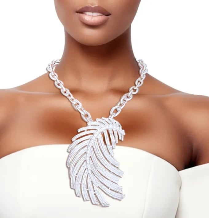 Image of Feather necklace