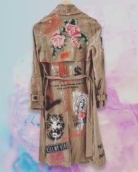 Image 1 of bloom ¥ unisex ¥ upCyclinG viLLaGe punK¥IbiZa ¥TrenChcoaT¥ festival