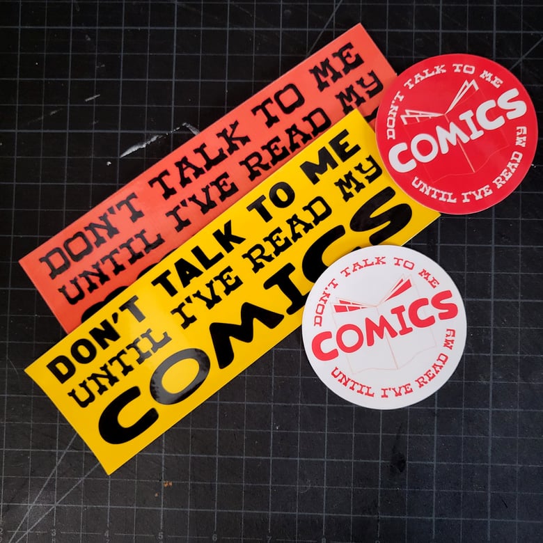Image of Comics Sticker Set