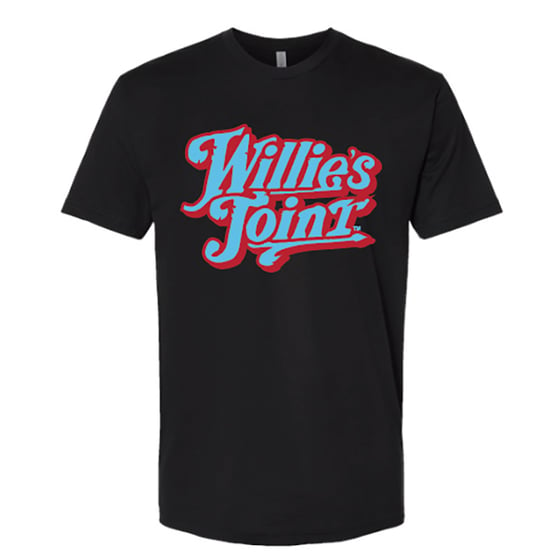 Image of WILLIE'S JOINT SHORT SLEEVE BLACK TEE