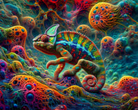 Chameleon Dream Art Print