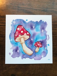 Image 1 of Space Mushies Print
