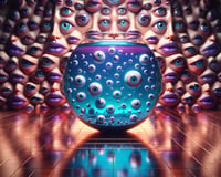 Fishbowl Eyes Art Print