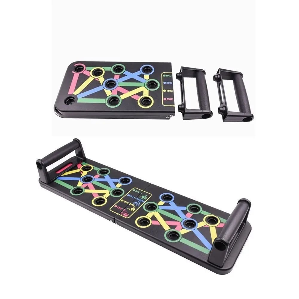 Multi-Function 14 in 1 Push Up Board Adjustable Foldable Pushup Fitness Stand Chest Muscle Building