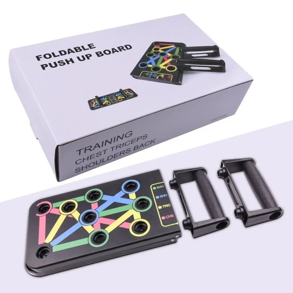 Multi-Function 14 in 1 Push Up Board Adjustable Foldable Pushup Fitness Stand Chest Muscle Building