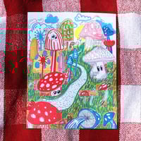 "Welcome to Mushie Land" Print
