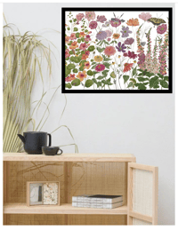 Image 2 of Cottage Garden- original artwork 