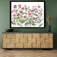 Image 1 of Goldfinch Garden-original artwork