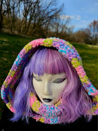 Image 1 of Tiktok Hooded Cowl - Sour Brite 