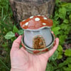 Mushroom Hut Incense Burner