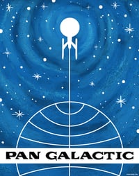 Image 1 of Pan Galactic Star Trek Pan Am Print
