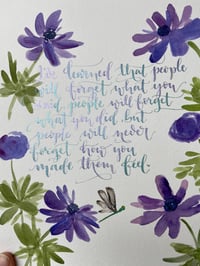 Image 5 of Maya Angelou Quote- original artwork 