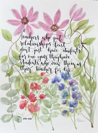 Image 3 of Great Teacher-original artwork
