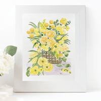 Image 3 of Sunny Blooms- original artwork 