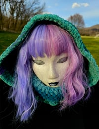 Image 1 of Tiktok Hooded Cowl - Deep Sea 