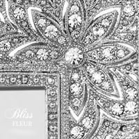 Image 4 of Silver with Crystals Picture Frames - Fleur