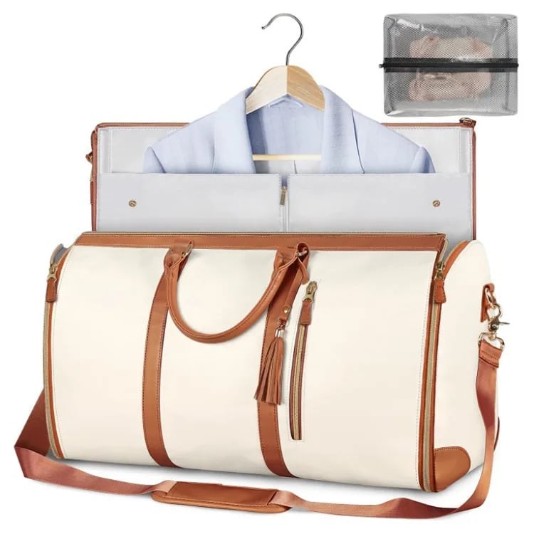 New Duffle Bag for Traveling Convertible Suit Carry on Stylish Garment Bag with Toiletry Pockets