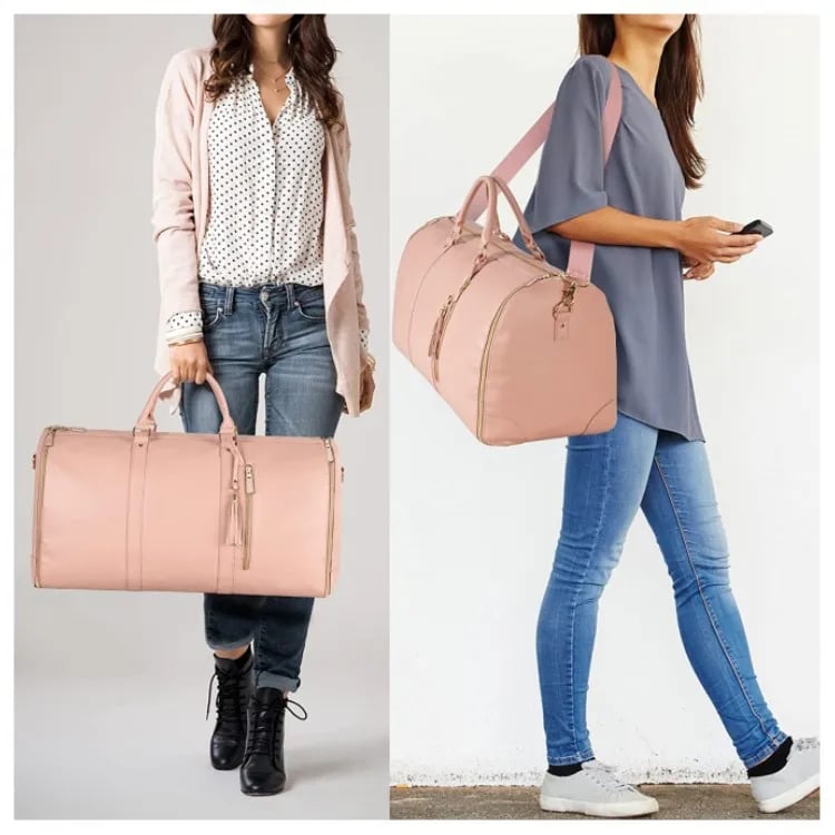New Duffle Bag for Traveling Convertible Suit Carry on Stylish Garment Bag with Toiletry Pockets