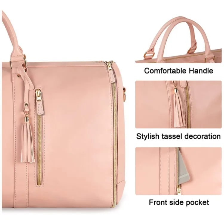 New Duffle Bag for Traveling Convertible Suit Carry on Stylish Garment Bag with Toiletry Pockets