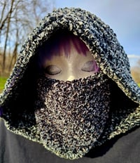 Image 3 of Tiktok Hooded Cowl - Tabby Tweed