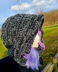 Image 2 of Tiktok Hooded Cowl - Tabby Tweed