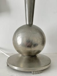 Image 2 of Swedish Table Lamp with Engraved Decoration, 1932