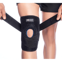 Adjustable Knee Brace (Single) with Side Stabilizers & Patella Gel Pads, Knee Support