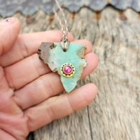 Image 3 of Chrysoprase Ruby Necklace