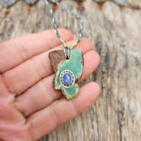 Image 2 of Chrysoprase Sapphire Cord