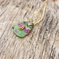 Image 1 of Ruby Zoisite Cord